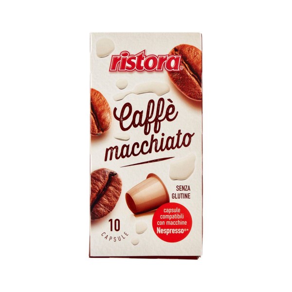 Ristora Caffe macchiato 10 броя кафе на капсули Nespresso