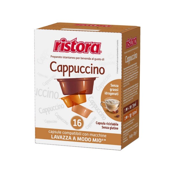 Ristora Cappuccino Кафе на капсули A Modo Mio 16 бр