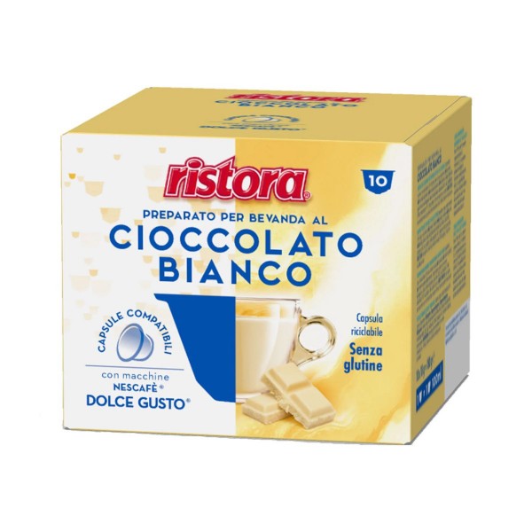 Ristora  Cioccolato Bianco 10 бр. Кафе капсули Dolce Gusto