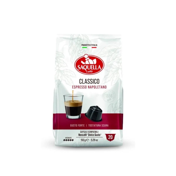 Saquella Classico 20 бр. капсули, съвместими с Dolce Gusto система