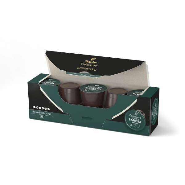 Tchibo Cafissimo Barista Caffe Crema Brazil кафе капсули 10 бр.