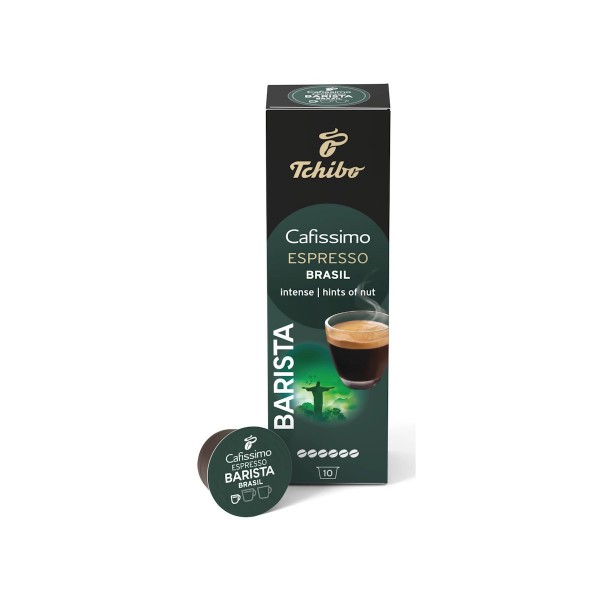 Tchibo Cafissimo Barista Caffe Crema Brazil кафе капсули 10 бр.