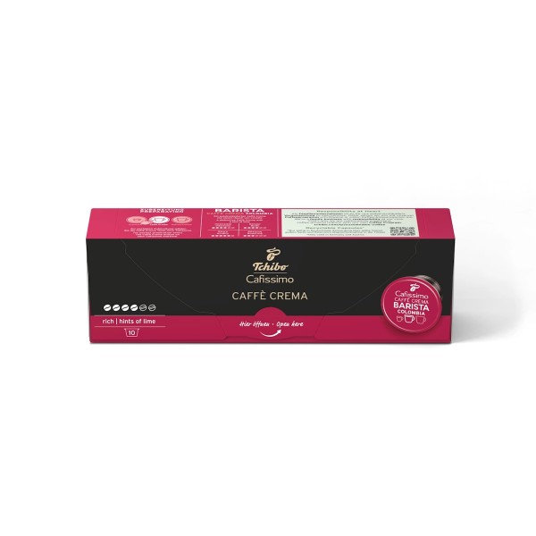Tchibo Cafissimo Barista Caffe Crema Colombia кафе капсули 10 бр.