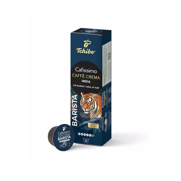 Tchibo Cafissimo Barista Caffe Crema India кафе капсули 10 бр.