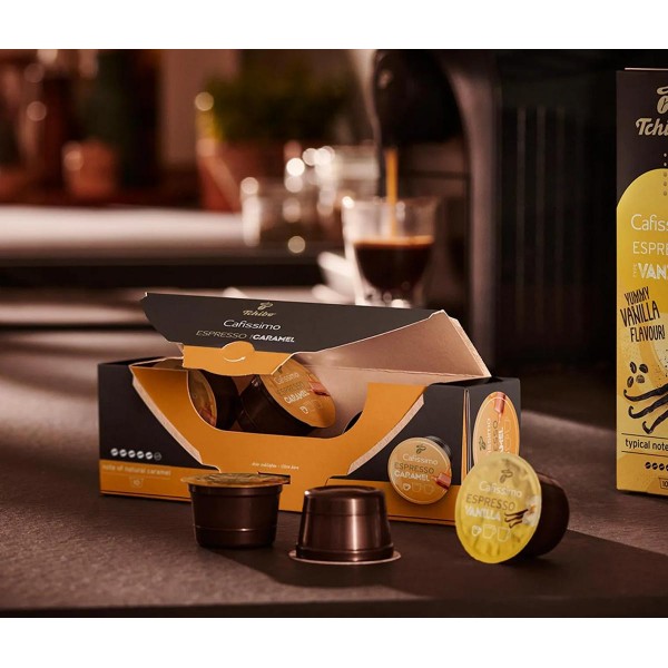 Tchibo Cafissimo Caffe Espresso Caramel кафе капсули 10 бр.