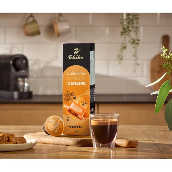 Tchibo Cafissimo Flavoured Espresso Caramel кафе капсули 10 бр.