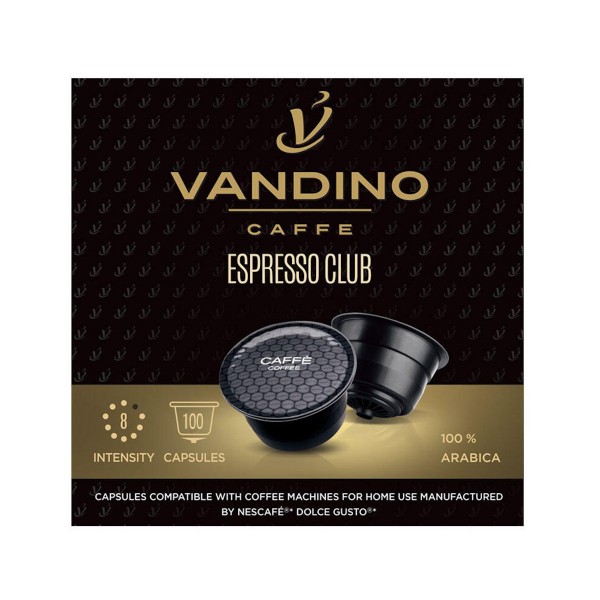 Vandino Espresso Club 100 бр. Капсули Dolce Gusto система