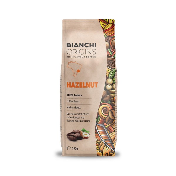 Bianchi Origins Hazelnut 250 g Кафе на зърна