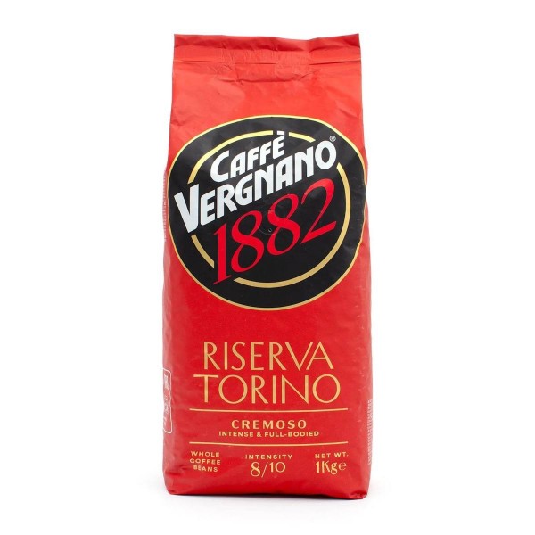 Caffe Vergnano 1882 Riserva Torino Cremoso кафе на зърна 1 кг