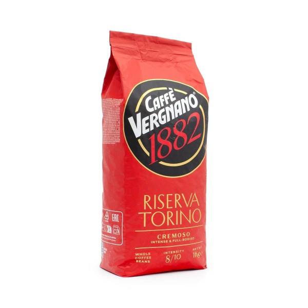 Caffe Vergnano 1882 Riserva Torino Cremoso кафе на зърна 1 кг
