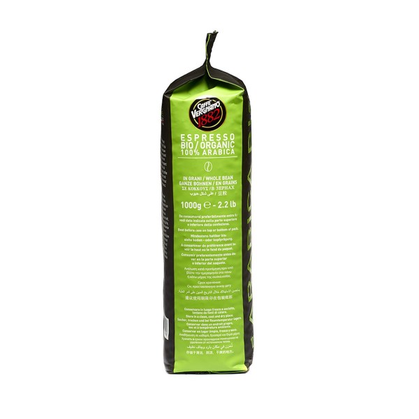 Кафе на зърна Caffe Vergnano 1882 100% Arabica BIO Organic 1 кг
