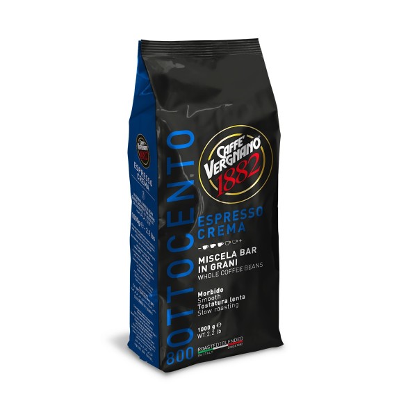 Кафе на зърна Caffe Vergnano 1882 Ottocento Crema 800 1 кг