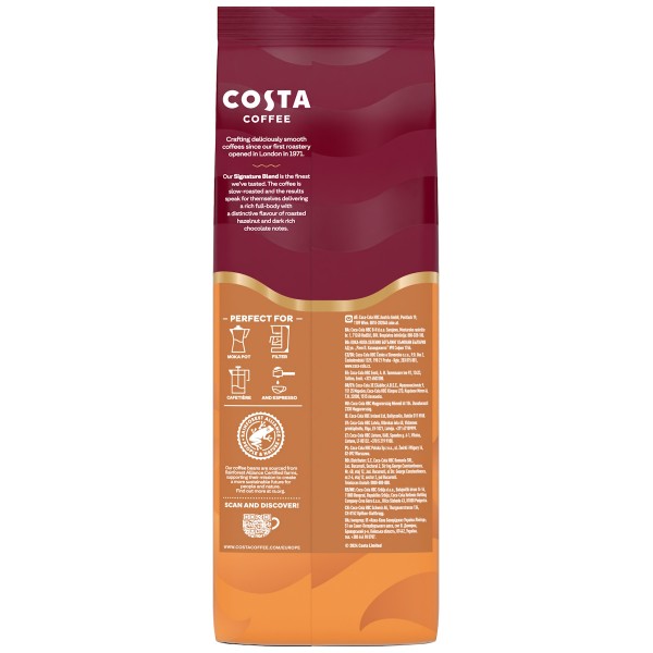 Costa Coffee Signature Blend Medium кафе на зърна 1кг