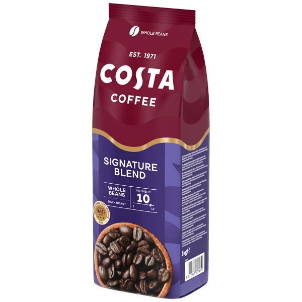 Costa Coffee Signature Blend Dark кафе на зърна 1кг