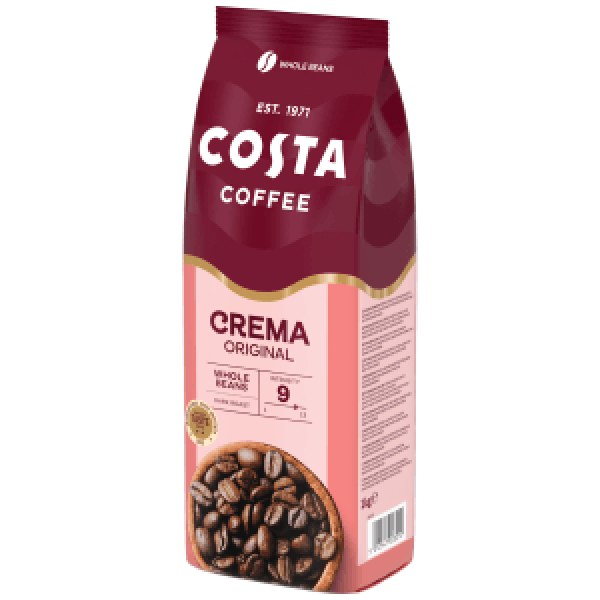 Costa Coffee Crema Blend кафе на зърна 6 пакета х 500 г.