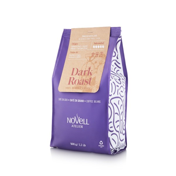 NOVELL Dark Roast Atelier кафе на зърна, 500 г. 