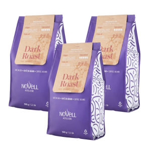 NOVELL Dark Roast Atelier ПРОМО ПАКЕТ: 3 бр. (1.5 кг) кафе на зърна 500 г.
