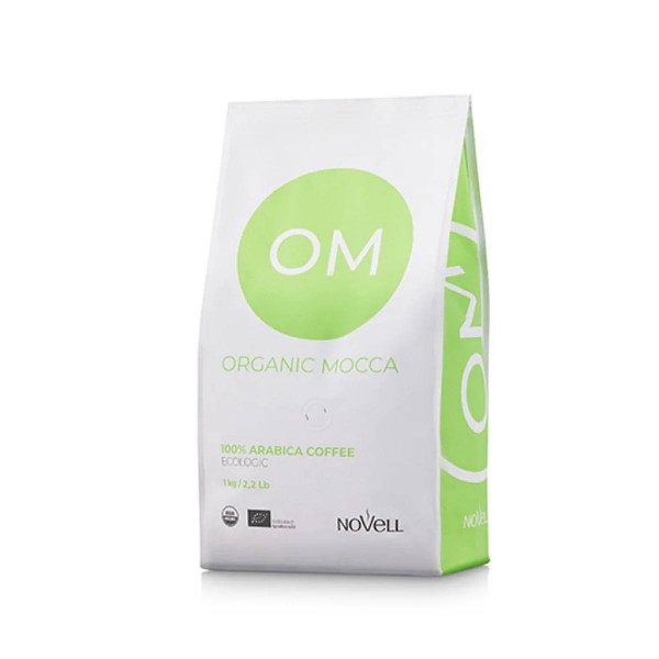 NOVELL OM Organic Mocca кафе на зърна, 1 кг