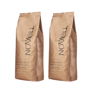 NOVELL Gourmet Responsable ПРОМО ПАКЕТ: 2 бр. (2 кг) кафе на зърна 1 кг. 