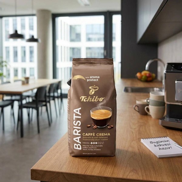 Tchibo Barista Caffe Crema кафе на зърна 1 кг.
