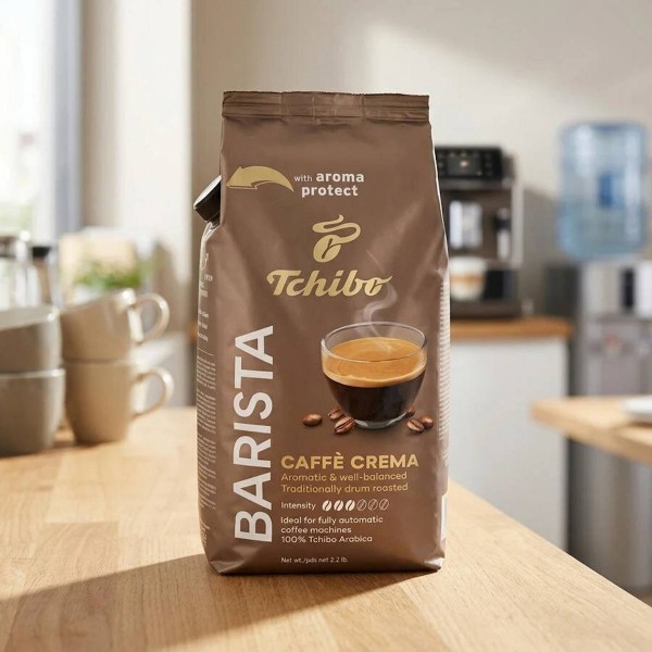 Tchibo Barista Caffe Crema кафе на зърна 1 кг.