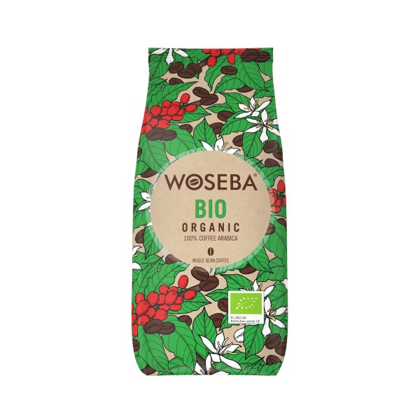 Woseba Bio Organic кафе на зърна 1 кг