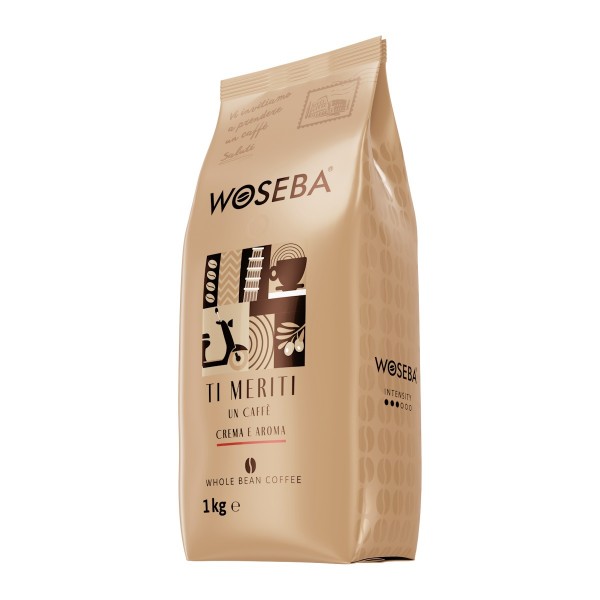 Woseba Crema e Aroma Ti meriti un caffè кафе на зърна, 1 кг