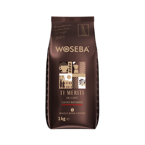 Woseba Gusto Raffinato кафе на зърна 1 кг