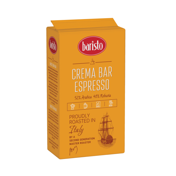 Baristo Crema Bar Espresso мляно кафе - 250 г