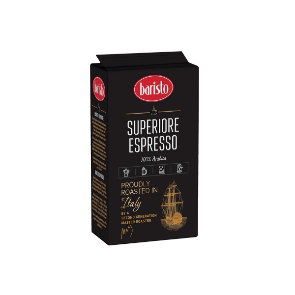 Baristo Superiore Espresso 250 гр Мляно кафе 100% Арабика
