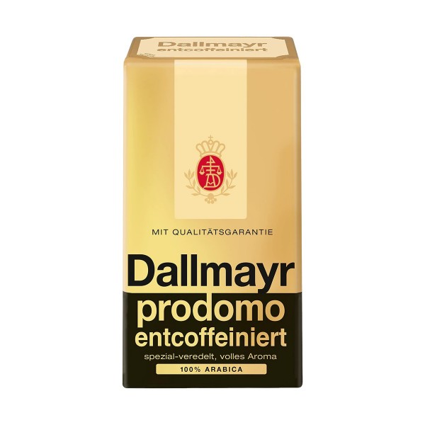 Dallmayr Prodomo entcoffeiniert мляно безкофеиново кафе 100% Арабика, 500 г.