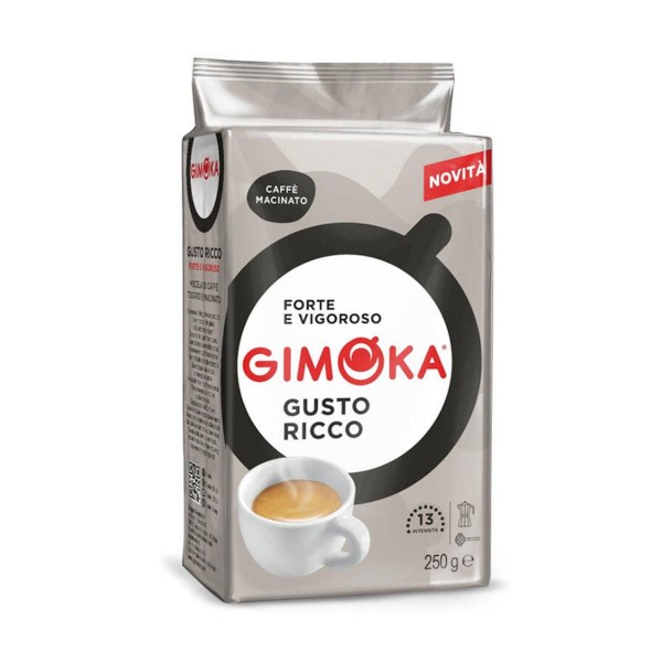GIMOKA Gran Ricco 250г мляно кафе