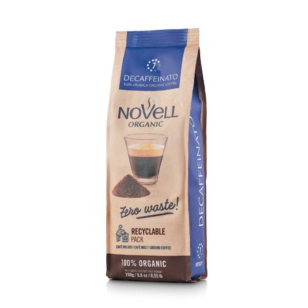NOVELL Decaffeinato мляно кафе, 250 г.