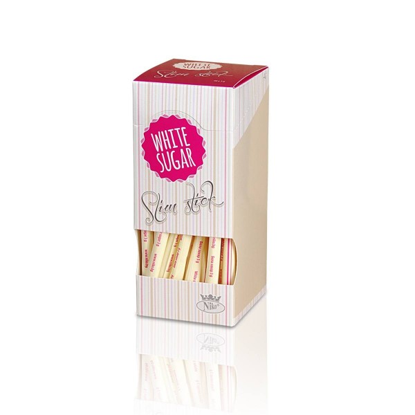 Бяла кристална захар Slim Stick Нико 48 пакетчета по 3 г