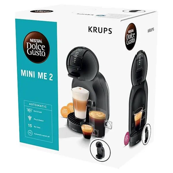 Krups KP143GF0 MINI ME 2 Кафе машина с капсули съвместими с Dolce Gusto