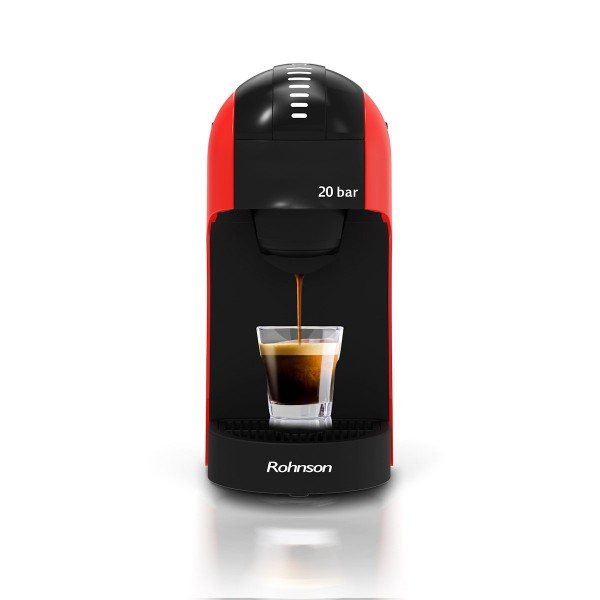 Rohnson R-98046R червена мултикапсулна кафемашина