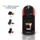 Rohnson R-98046R червена мултикапсулна кафемашина