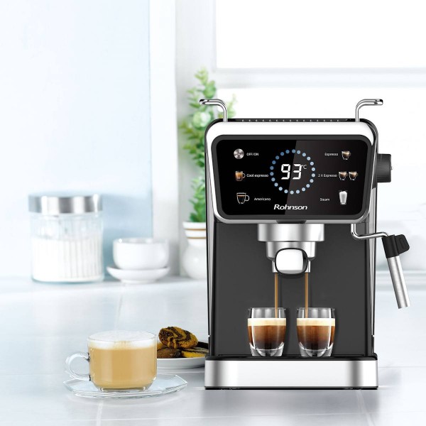 Rohnson R-98015 Кафемашина с ръкохватка за топло и студено кафе