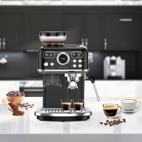 Rohnson R-98250B Кафемашина за еспресо с кафемелачка