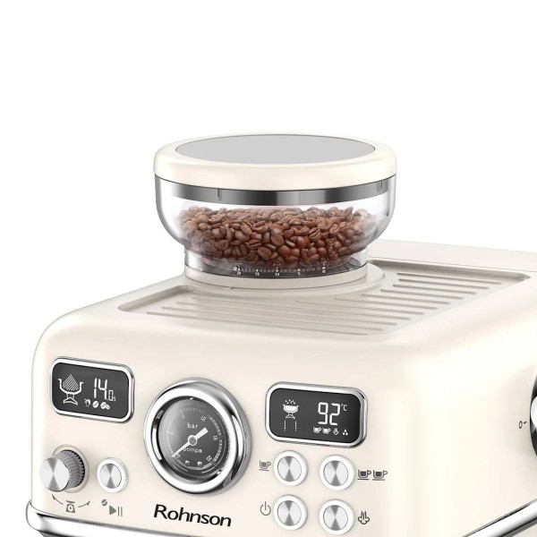 Rohnson R-98250C Кафемашина за еспресо с кафемелачка