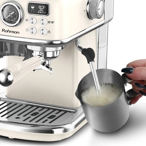 Rohnson R-98250C Кафемашина за еспресо с кафемелачка