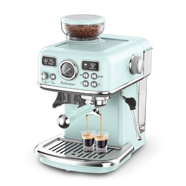 Rohnson R-98250G Кафемашина за еспресо с кафемелачка