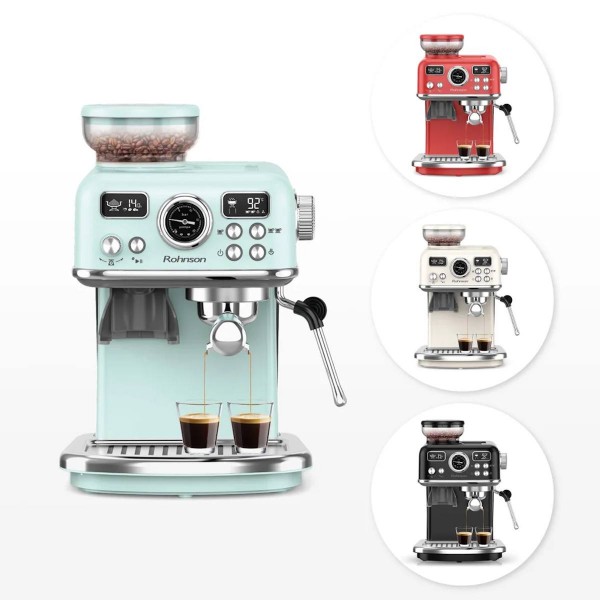 Rohnson R-98250G Кафемашина за еспресо с кафемелачка