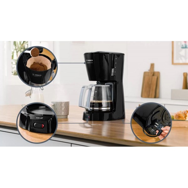 Bosch TKA3A033 CompactClass Extra Кафе машина за шварц 1100W 10 чаши