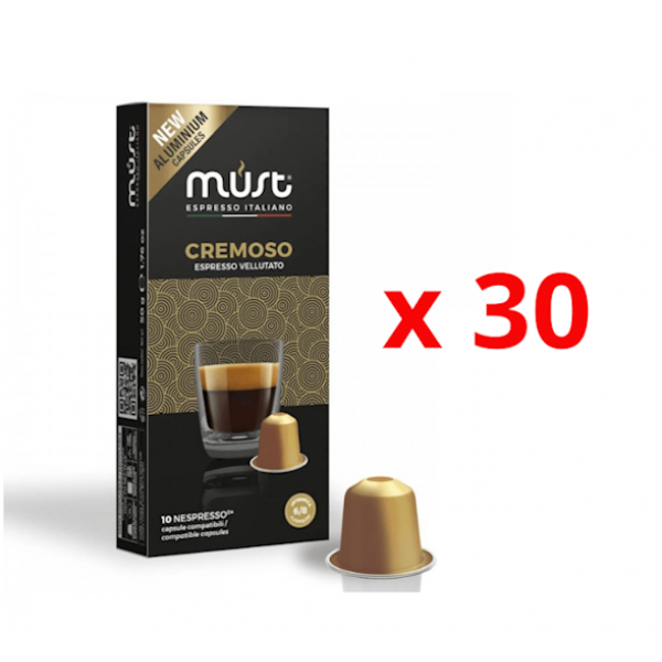 Must Cremoso 300 бр. капсули (30 кутии), съвместими с Nespresso система