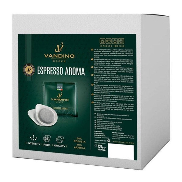 Vandino Espresso Aroma кафе филтър дози 50 бр.