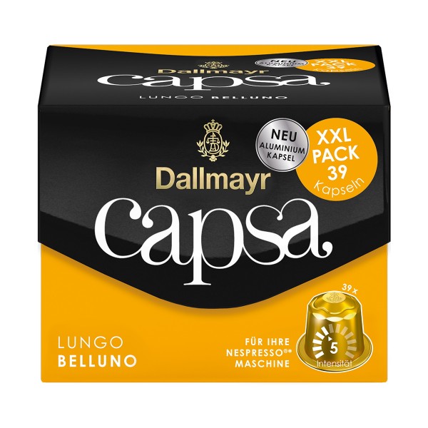Dallmayr Capsa Lungo Belluno XXL Pack 39 бр капсули Nespresso съвместими