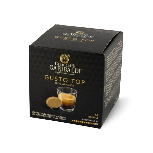 Garibaldi Gusto Top Кафе на капсули A Modo Mio 16 бр
