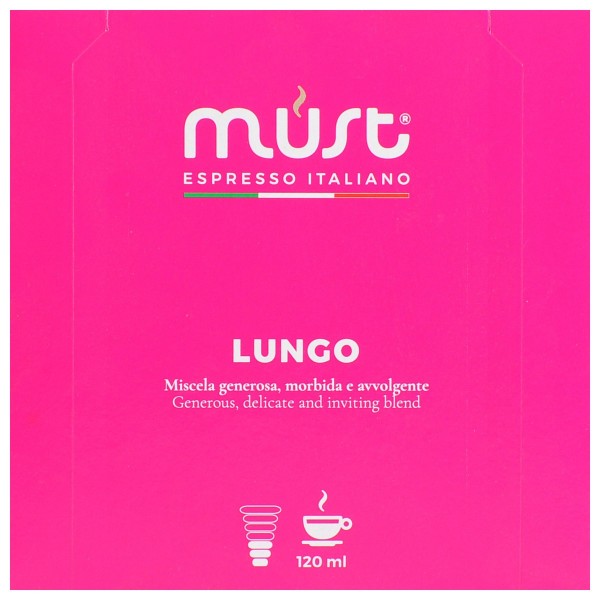 Must Lungo 16 бр. Кафе капсули, съвместими с Dolce Gusto