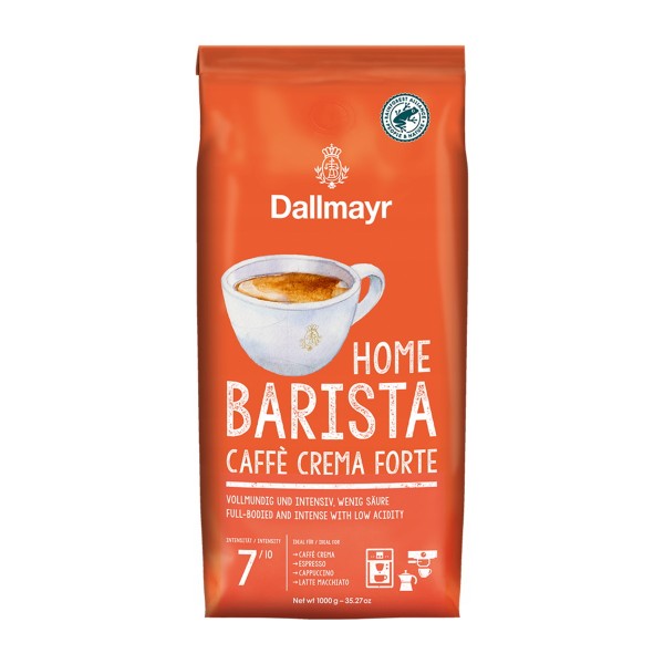 Dallmayr Home Barista Caffe Crema Forte Кафе на зърна 1 кг